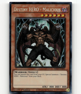 Yugioh Destiny HERO - Malicious (PCR) - Quarter Century Bonanza-image