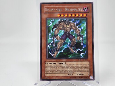 YuGiOh Destiny Hero - Dreadmaster DR04-EN184 Dark Revelation Rare LP-image