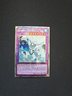 Yugioh! Elemental HERO Absolute Zero - RA03-EN231 - Platinum Secret Rare - PSCR-image