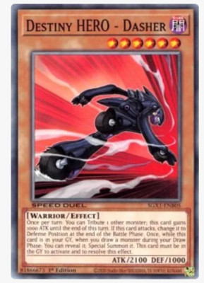 Destiny HERO - Dasher SGX1-ENB05 Common Yugioh -image