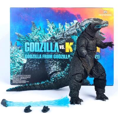 SHM SHMonster Arts Godzilla 16cm Action Figure 2021 King Kong vs. Godzilla Toy-image