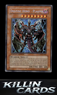 Destiny HERO - Plasma CT04-EN003 Secret Rare 2007 Collectors Tin YuGiOh Card LP-image