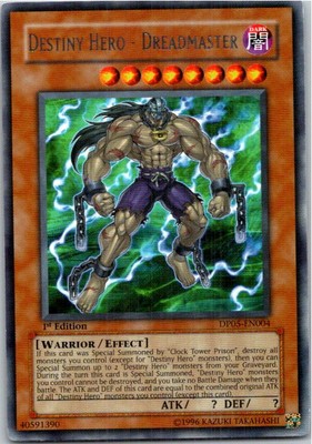 Destiny Hero - Dreadmaster #DP05-EN004 Yugioh Heavy play 1st Edition-image