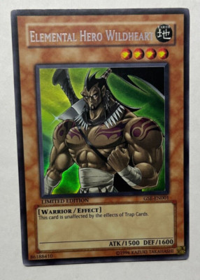 Elemental Hero Wildheart GSE-EN001 Elemental Energy Limited Edition-image