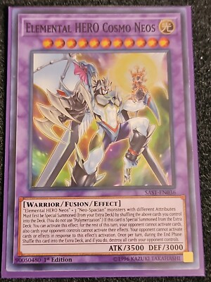 Yugioh! Elemental HERO Cosmo Neos - SAST-EN036 - Super Rare - 1st Edition Near M-image