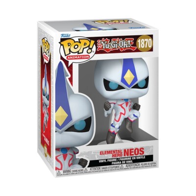 Funko Pop! Yu-Gi-Oh! Elemental Hero Neos #1870 Vinyl Figure with Case-image