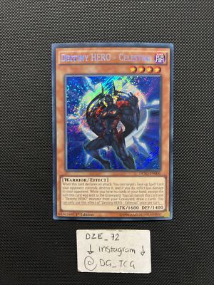Yugioh - Destiny HERO - Celestial - DESO-EN006- Secret Rare - 1st Edition - NM-image