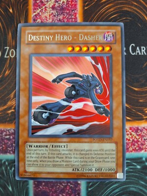 Yu-Gi-Oh! TCG Destiny Hero - Dasher POTD-EN017 Rare Unlimited Near Mint-image