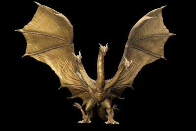 Art Spirits Godzilla 2019 Hyper Solid Series King Ghidorah PVC Statue Brand New-image