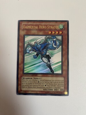 Yu-Gi-Oh! TCG Elemental Hero Stratos Shonen Jump Promo JUMP-EN012 Limited...-image