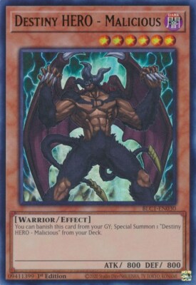 Destiny HERO - Malicious [BLC1-EN030] Ultra Rare-image
