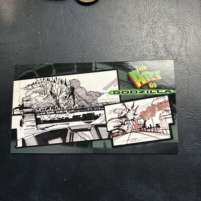 Jb16 Godzilla The Movie Supervue 1998 #53 Gaining On The Getaway Cab Art Of-image
