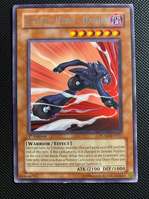 Yugioh Destiny Hero - Dasher POTD-EN017 Rare 1st Edition PL-image