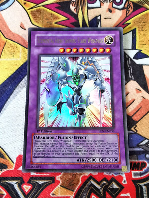 Elemental Hero Shining Flare Wingman een-en036 1st Ed (NM) Ultra Rare Yu-Gi-Oh!-image