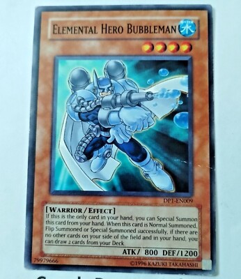 Yu-Gi-Oh Elemental Hero Bubbleman Duelist Pack 1: Jaden Yuki DP1-EN009 Unlimited-image