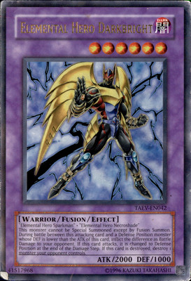 Elemental Hero Darkbright Ultra Rare HP TAEV-EN042 Yu-Gi-Oh-image