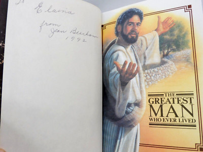 The Story Of Jesus The Greatest Man Who Ever Lived Watchtower Society 1991 HC-image