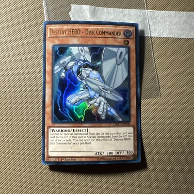 Destiny HERO - Disk Commander (LEHD-ENA08) - Ultra Rare - 1st Edition NM-image