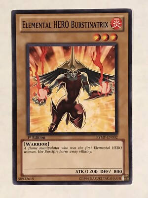 Elemental HERO Burstinatrix SP 1st Edition RYMP-EN002 Yugioh!-image