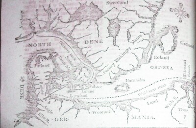 1808 -THOMAS JEFFERSON/WAR of 1812-Gentleman's Magazine Vintage Bound Book w/MAP-image