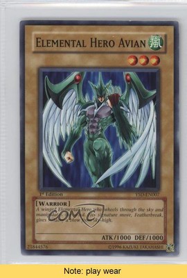 Elemental HERO Avian 1st Ed. YuGiOh Starter Deck #YSD-EN007 2006 READ 2i2-image