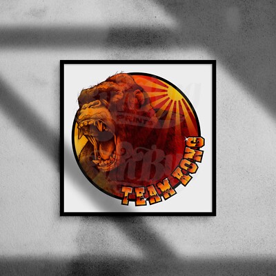 Team Kong Art Print (Godzilla, Kong, Kaiju, Monsterverse, Monster)-image