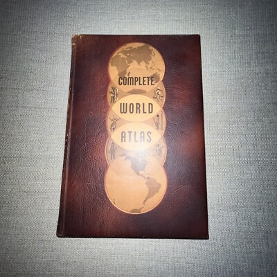1961 Hammond's Complete World Atlas - Vintage Hardcover C.S. Hammond & Company-image