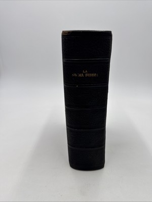 La Sacra Bibbia 1914 Giovanni Diodati Made In England Antique Colored Maps-image