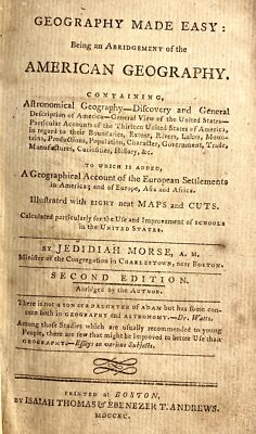 USA IS ONE YEAR OLD ! 1790 JEDIDIAH MORSE - AMERICAN GEOGRAPHY +8 Doolittle maps-image