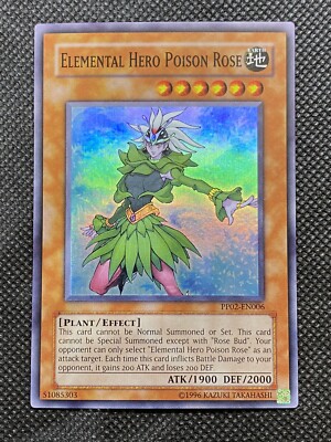 YuGiOh! - Elemental Hero Poison Rose PP02-EN006 Super Rare Unlimited Edition NM-image