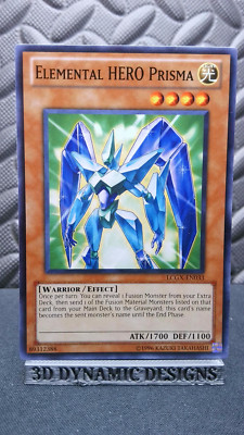 | Yugioh Elemental HERO Prisma LCGX-EN033 Common NM 🔥 |-image