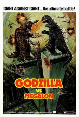 65981 Godzilla vs. Megalon Movie Katsuhiko Sasakai Wall Decor Print Poster-image