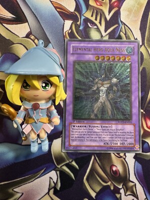1 X Yu-Gi-Oh! Elemental Hero AQUA Neos - POTD-EN031 Ultimate 1st Ed Silver VLP!!-image