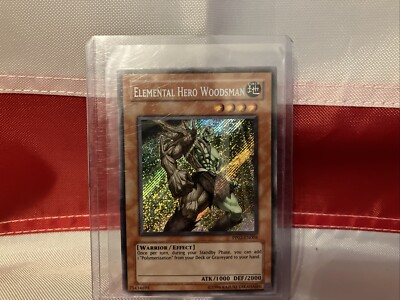 Elemental Hero Woodsmana Secret Rare PP02-EN004 Holo Yugioh-image