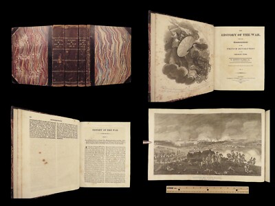 1816 French Revolution 1ed NAPOLEON Illustrated MAPS Napoleonic Wars Clarke 4v-image