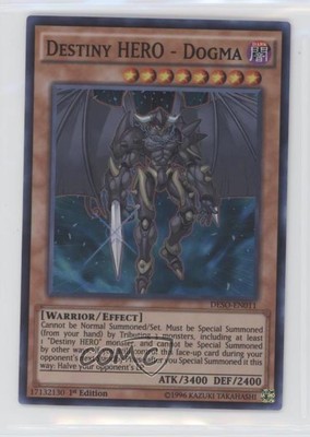 2016 Yu-Gi-Oh! Soldiers 1st Edition Destiny HERO - Dogma Super Rare 0ms5-image