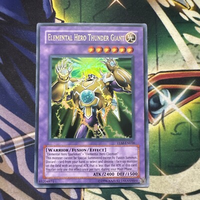 Yugioh! Elemental Hero Thunder Giant TLM-EN036 Ultra Rare Unlimited NM-image