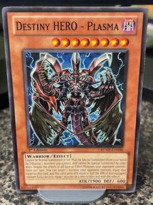 Yugioh Single Card Destiny Hero - Plasma 1st Edition English Non Holo RYMP-EN036-image
