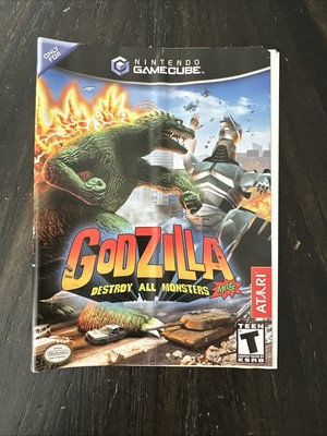 Nintendo GameCube GC Cover Art Only Godzilla Destroy All Monsters Melee -image