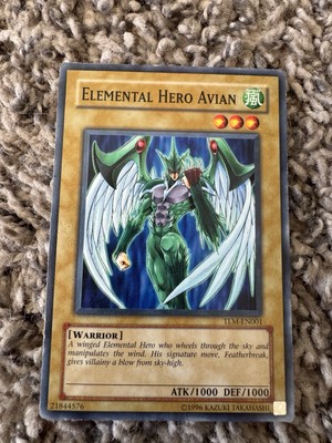 Elemental Hero Avian TLM-EN001 The Lost Millennium 1st Edition-image