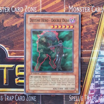 1x Destiny Hero - Double Dude - Super Rare - POTD-EN012 - 1st Ed - LP-image