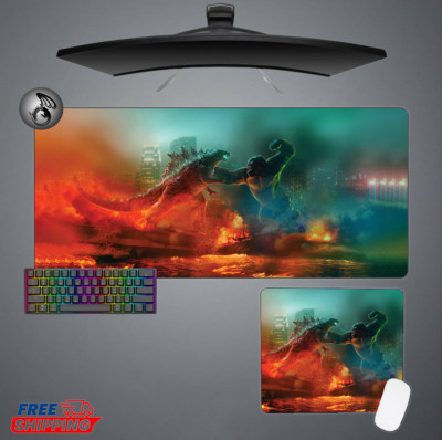Godzilla vs Kong Mouse Pad With NonSlip Rubber Base Desk Mat-image