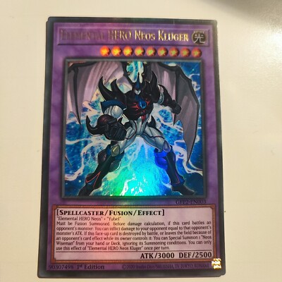 Yugioh - Elemental HERO Neos Kluger / GFP2-EN003 / Ultra Rare / Near Mint... -image