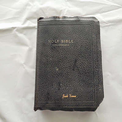 Holy Bible Concordance World Publishing 1954 King James Version Maps Pictures-image