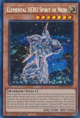 Yugioh! Elemental HERO Spirit of Neos - MP23-EN117 - Prismatic Secret Rare - 1st-image
