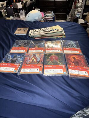 Godzilla Canvas Art Print 8x6 Japan Lottery Prize G 2023 Full Set Of 8 NIB toho-image