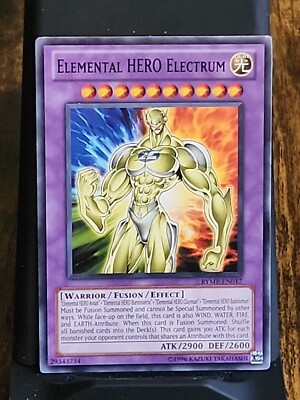 Elemental Hero Electrum - Yugioh Light Fusion - Vintage-image