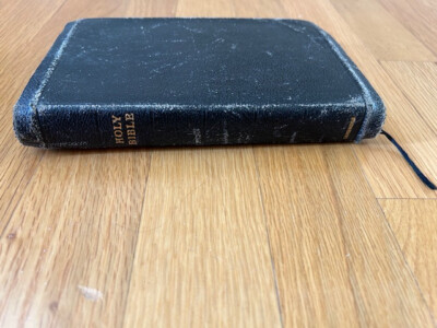Compact Cambridge Holy Bible KJV - Minion 16MO - Central Refs - Leather - 1930s-image