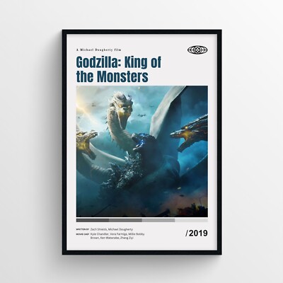 Godzilla: King of the Monsters Movie Poster Print, Wall Art - Unframed-image