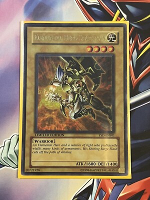 Yugioh Elemental Hero Sparkman YSD-ENS01 Ultra Rare Limited Edition-image